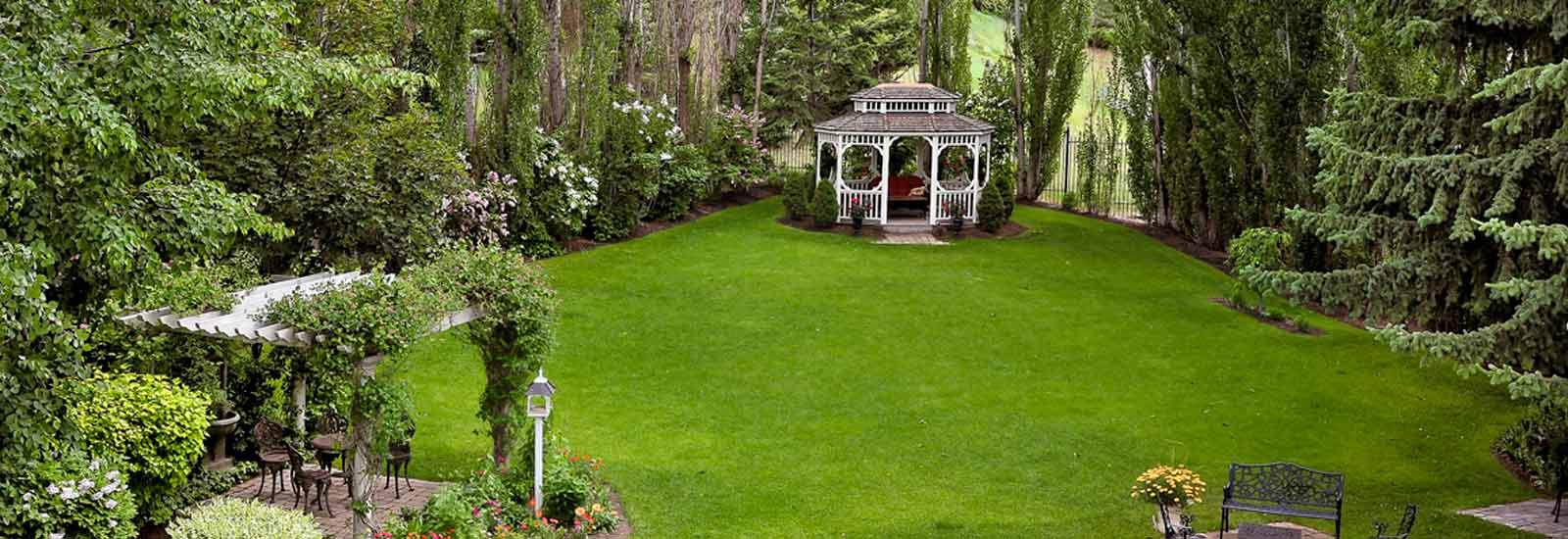 ogród sali weselnej